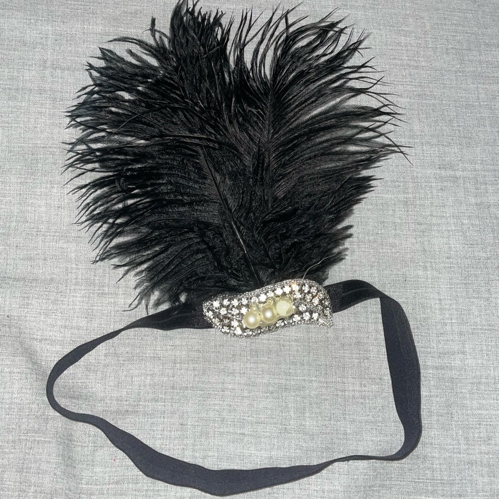 1920s Feather headband